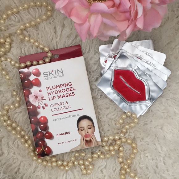 F R E E • NWT • Vegan Plumping Hydrogel Collagen Lip Renewal SET 6 Masks - Picture 7 of 10